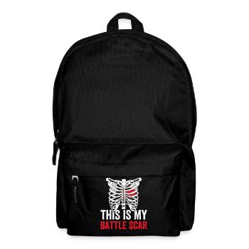 Open-heart surgery survivor - Backpack - black - Front