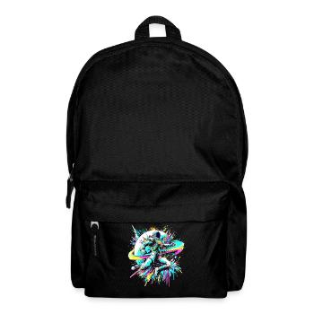 Astronaut Colorful Color Explosion Graffiti Space - Backpack - black - Front