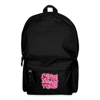 Retro Groovy 70's Valentine's Day Hearts Couple - Sac à dos - noir - Devant