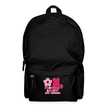 Retro Groovy 70's Valentine's Day Hearts Couple - Sac à dos - noir - Devant
