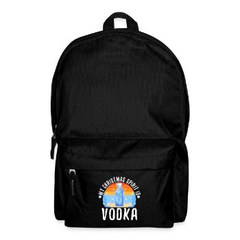 Mon de Noël est la vodka - Sac à dos - noir - Devant