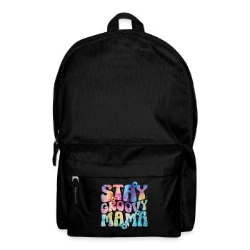 Groovy Mutter Passende Familie Am 1. Geburtstag - Rucksack - Schwarz - Vorne