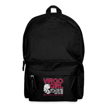 Virgo Virgo Girl Has Three Sides - Backpack - black - Front