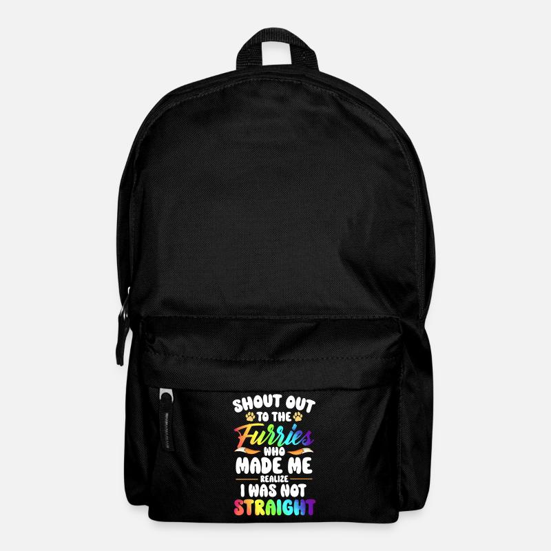 LGBTQ Furry Fandom - Backpack - black