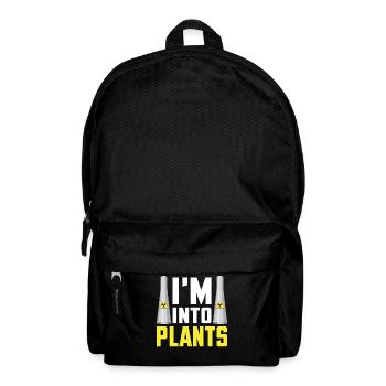 Kernkraftwerk Nuklearingenieur - Rucksack - Schwarz - Vorne