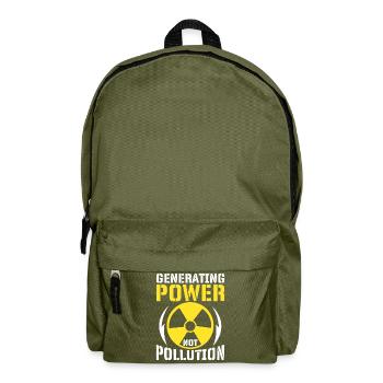 Nuclear Power Nuclear Technology - Backpack - olive green - Front