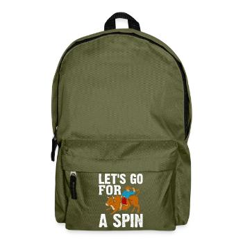 Bull Rider Bull Riding Cowboy - Backpack - olive green - Front
