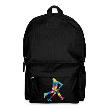 Tie Dye de hockey sur gazon - Sac à dos - noir - Devant
