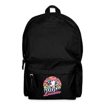 Kuh Kühe Moo-Licious Landwirt Kuhkopf - Rucksack - Schwarz - Vorne