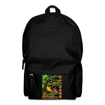 Vintage Dinosaur, Saying Jungle Lord Comic Style - Backpack - black - Front