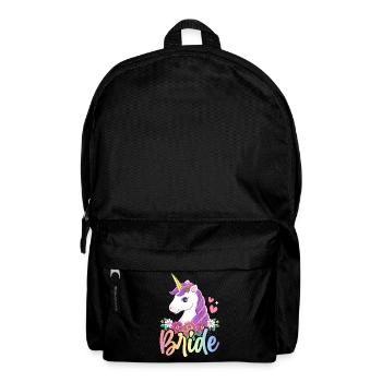 Wedding Bridal Shower - Backpack - black - Front