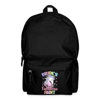 Douche nuptiale de mariage - Sac à dos - noir - Devant