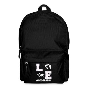 Love Geography - Backpack - black - Front