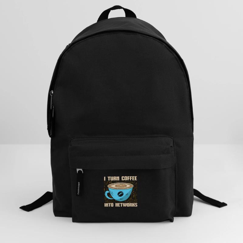 Network Engineer I Turn Coffee Into Programmer Backpack