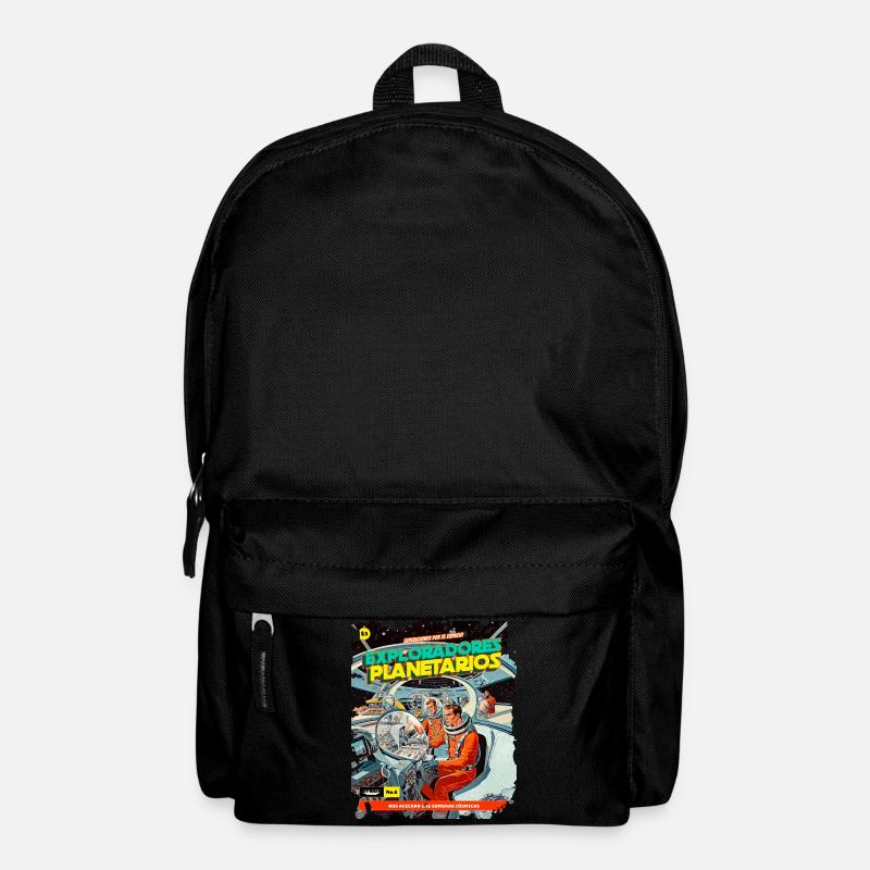 Comic, Comicstrip, 50er Jahre, Weltraum Abenteuer - Rucksack - Schwarz