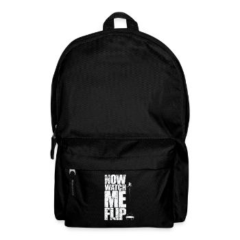 Now watch Me flip trampoline bouncing hobby - Backpack - black - Front