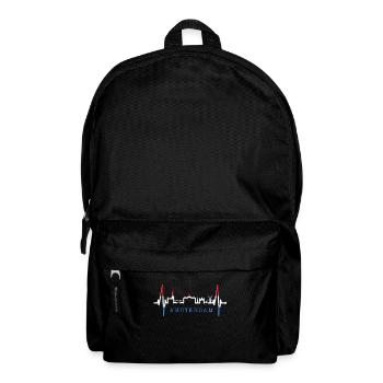 Amsterdam Skyline Netherlands Heartbeat Holland - Backpack - black - Front