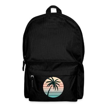Synthwave Palm - Backpack - black - Front