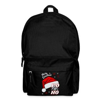 Merry Christmas HO HO HO HO - Backpack - black - Front