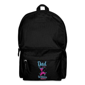 Fête d’anniversaire sirène famille assortie - Sac à dos - noir - Devant