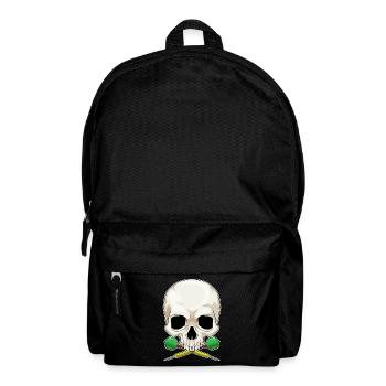 Fléchette tête de mort - Sac à dos - noir - Devant