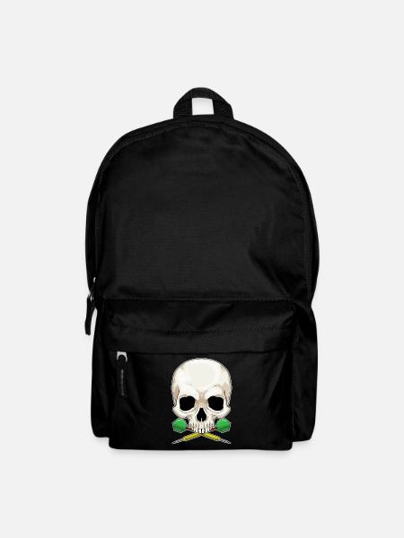 Totenkopf Dart Dartpfeil - Rucksack - Schwarz