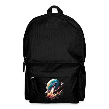 Astronaut Planet Art - Backpack - black - Front
