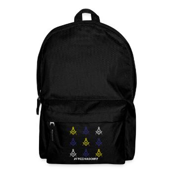Cadeau maçonnique I franc-maçonnique Tshirt - Sac à dos - noir - Devant