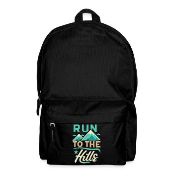 Run to the Hills Läufer Runner Jogger - Backpack - black - Front