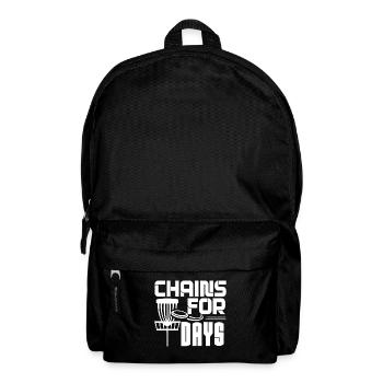 Disc Golf Disc Golf Chains For Days - Backpack - black - Front