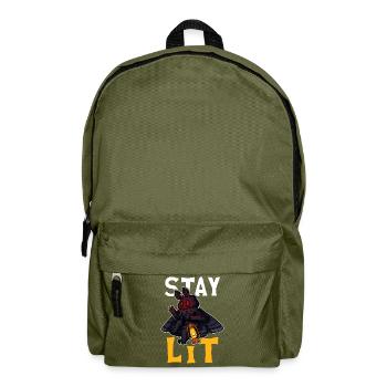 Mothman Crypttide Cryptozoology - Backpack - olive green - Front