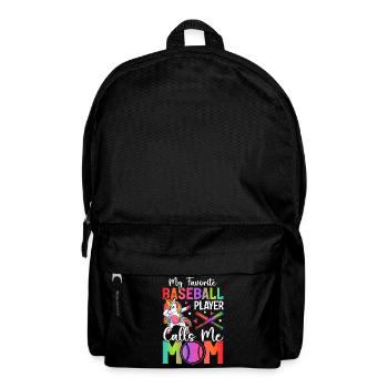 Maman de baseball - Sac à dos - noir - Devant