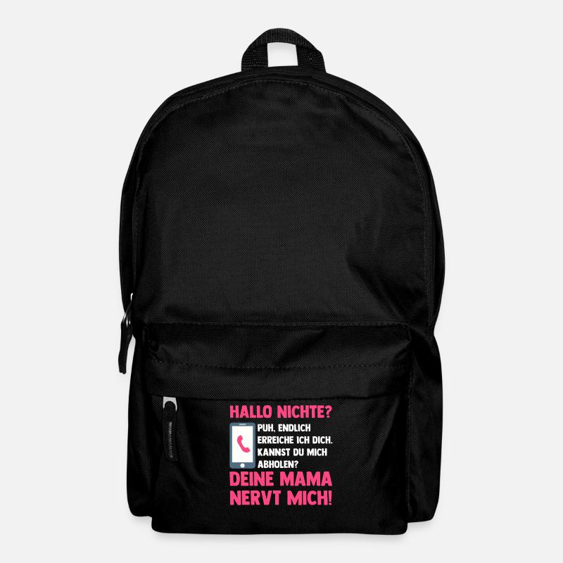 Tante Paten Onkel - Rucksack - Schwarz