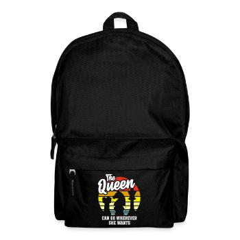 Schachspieler Stücke Schachliebhaber Mädchen - Rucksack - Schwarz - Vorne