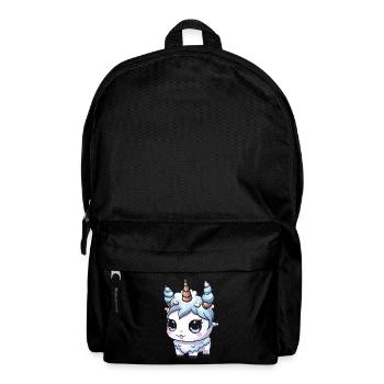 Licorne Bande Dessinée Mignon - Sac à dos - noir - Devant