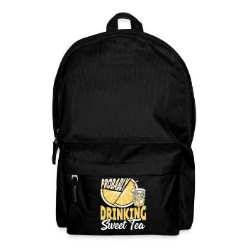 Thé sucré Thé glacé que vous buvez probablement sucré - Sac à dos - noir - Devant