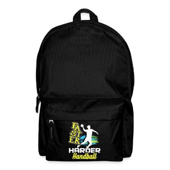 Handball Faster Harder Handball - Backpack - black - Front