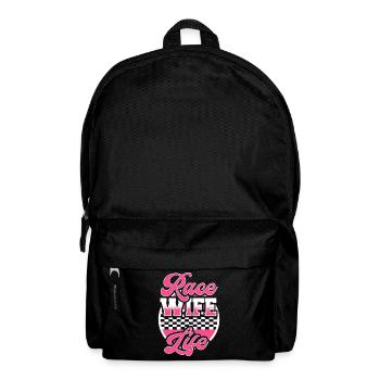 Race Woman Racing Quotes Car Racer Driver - Backpack - black - Front