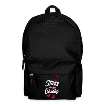 Field Hockey Sticks Are For Chicks - Backpack - black - Front