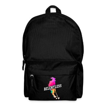 Hockey sur gazon aquarelle implacable - Sac à dos - noir - Devant
