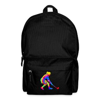 Field Hockey Tie Dye - Rucksack - Schwarz - Vorne