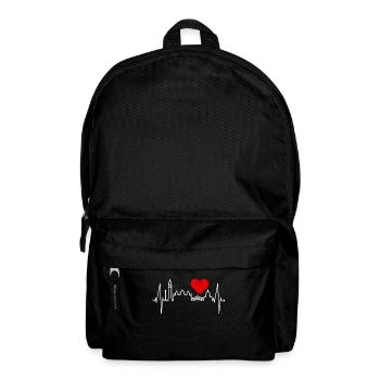 Venice Skyline Heartbeat Italy I Love Venezia - Backpack - black - Front
