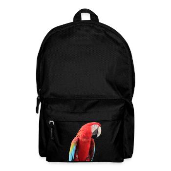 Papageien Vogel T-shirt Geschenk - Rucksack - Schwarz - Vorne
