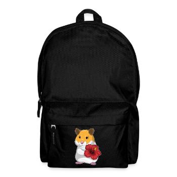 Hamster Hibiskus  - Rucksack - Schwarz - Vorne