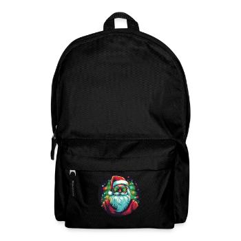 Funny Santa Claus for Christmas - Backpack - black - Front