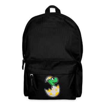 Dinosaur Egg Dino Baby Motif - Backpack - black - Front