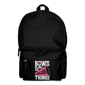 Cheerleadermädchen Cheerleading Jubel Jugend - Rucksack - Schwarz - Vorne