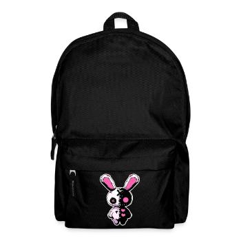 Goth Bunny Kawaii Bunny Rabbit Goth Girl Outfit - Backpack - black - Front
