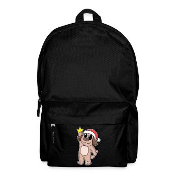 Dog Christmas - Backpack - black - Front