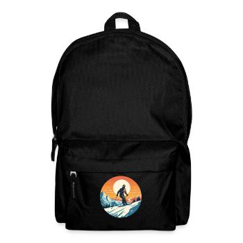 Snowboarding or skiing and then après-ski - Backpack - black - Front